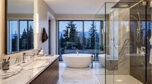 luxurious modern bathroom renovation vancouver | GPS: 49.345980, -123.027922