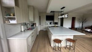 modern kitchen renovation with open layout and island | GPS: 49.411312, -122.848627